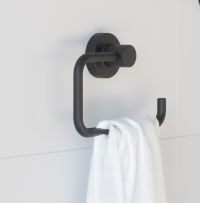Tecno Project Black Open Towel Ring